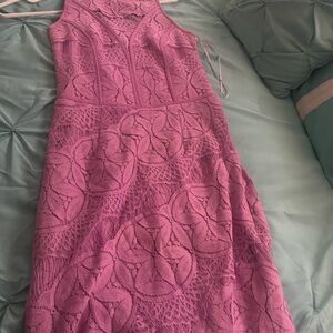 Adelyn Rae Lilac Lace Dress